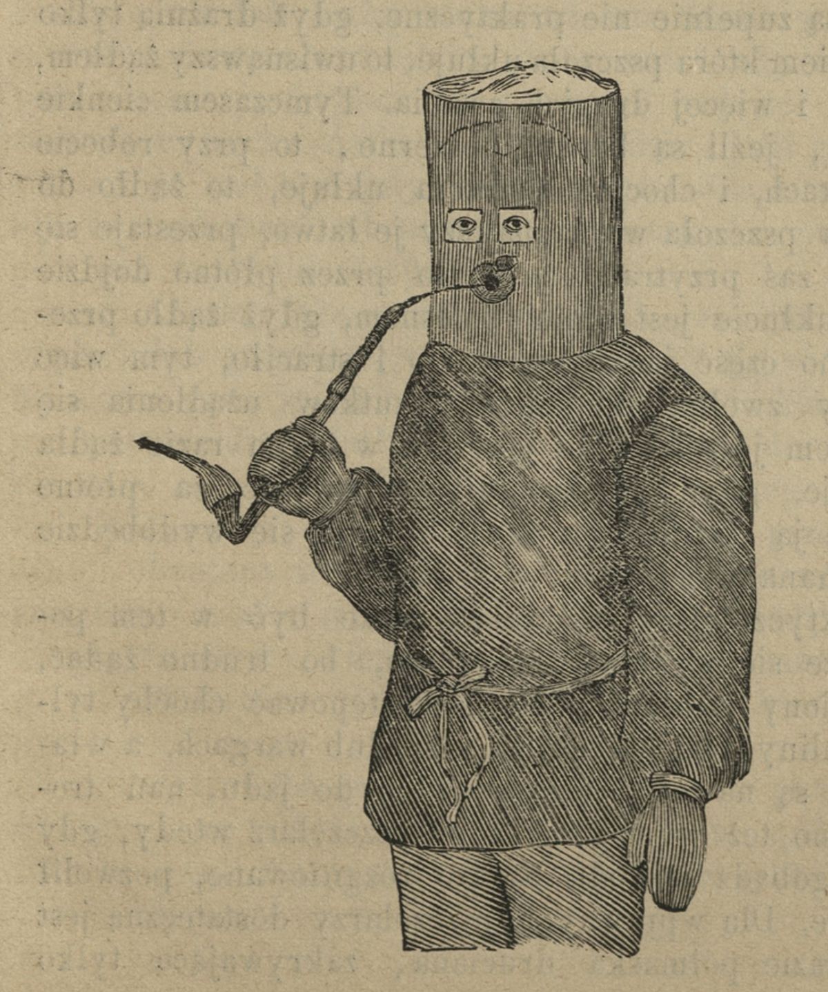 ubranie początkującego pszczelarza Bartnik Postępowy 1884