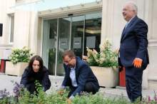 Rośliny dla zapylaczy zasadzone przed Ministerstwem Rolnictwa 08.08.2025