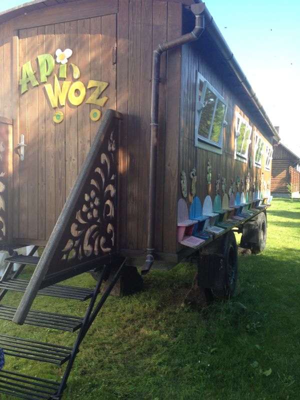 Api Wóz z pszczołami.