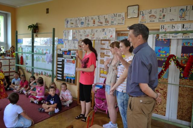 Pożegnanie z przedszkolakami. Autorka zdjęcia: Agnieszka Jurasz.