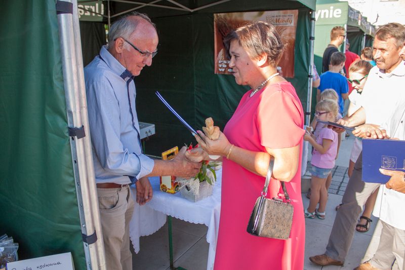 Wręczanie nagród i wyróżnień pszczelarzom na VII Święcie Miodu w Pszczynie. Autor zdjęcia: Kazimierz Wiśniowski