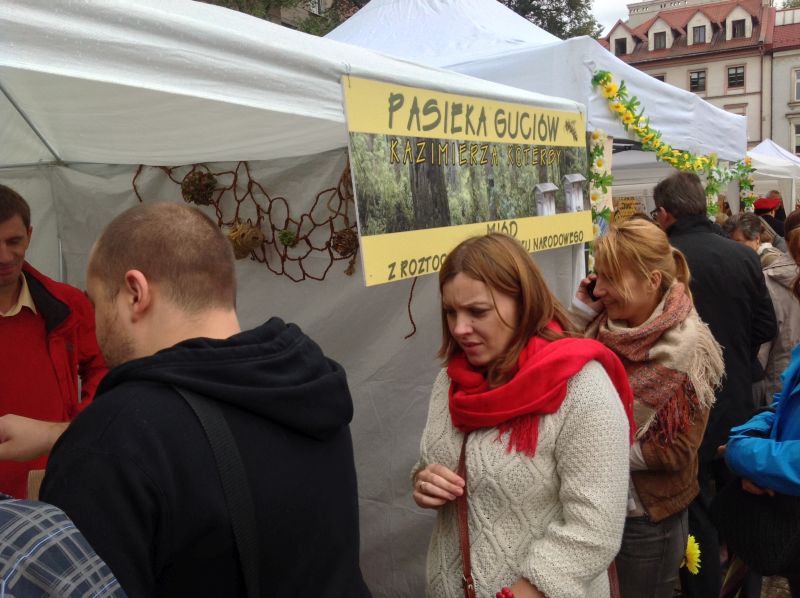 Namiot Pasieka Guciów Kazimierz Koterba. XXII Krakowskie Miodobranie