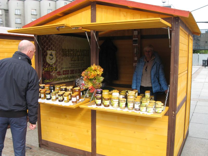 Gospodarstwo Pszczelarskie Kubik na II Festiwalu Miodu w Katowicach. Autor zdjęcia: Kazimierz Wiśniowski