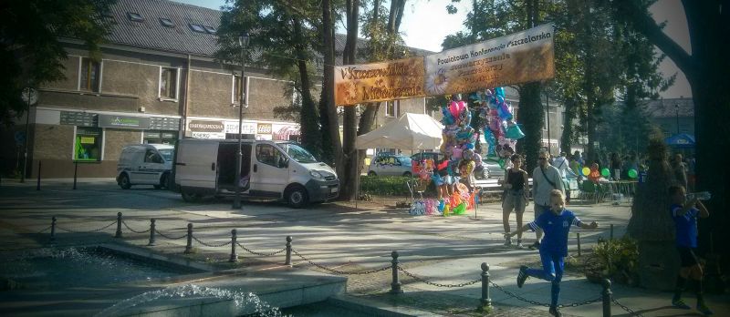 Baner promujący V Krzeszowickie Miodobranie. Autorka zdjęcia: Renata Gasek