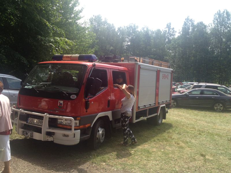 Nad bezpieczeństwem uczestników XV Spotkania Pszczelarzy Śląskich na Trutowisku w Murckach czuwała m.in. straż pożarna.