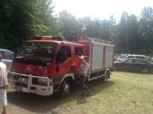 Nad bezpieczeństwem uczestników XV Spotkania Pszczelarzy Śląskich na Trutowisku w Murckach czuwała m.in. straż pożarna.