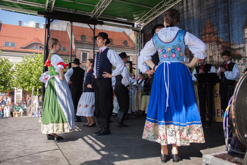 Występy artystyczne cieszyły się bardzo dużym zainteresowaniem wśród uczestników VII Święta Miodu w Pszczynie. Autor zdjęcia: Kazimierz Wiśniowski