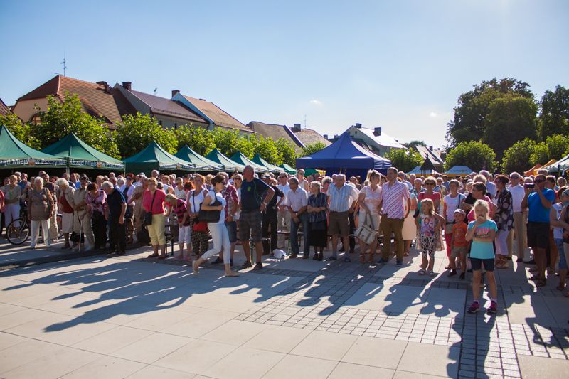 Uczestnicy wydarzenia pt. VII Święto Miodu w Pszczynie. Autor zdjęcia: Kazimierz Wiśniowski