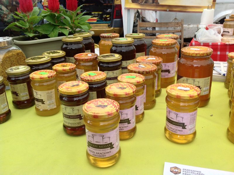 Gospodarstwo Pasieczne Miody Misiak - różne rodzaje miodów. XXII Krakowskie Miodobranie