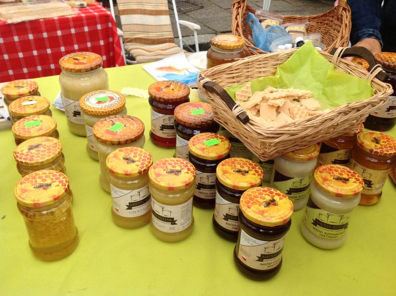 Gospodarstwo Pasieczne Miody Misiak - różne rodzaje miodów. XXII Krakowskie Miodobranie