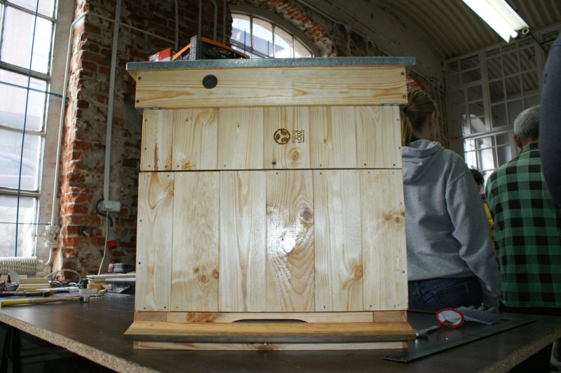 Ul wielkopolski wykonany w ramach IV edycji warsztatów pszczelarskich Sami robimy ul wielkopolski.