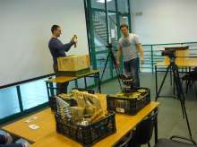 Prelekcja pana Adriana Suszki na temat pszczelarstwa i miodów w ramach projektu BeePower realizowanego przez organizację Enactus WSZiB.