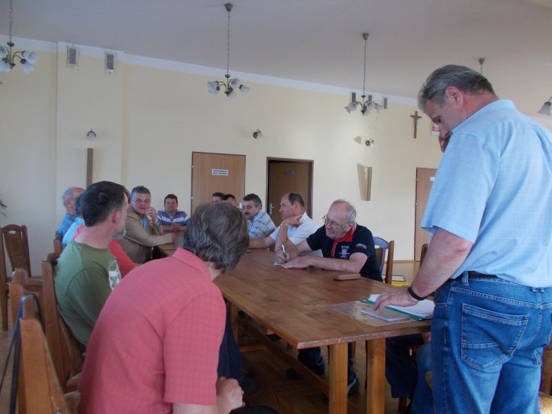 Podczas szkolenia pszczelarskiego w Bielińcu panowała przyjazna, prawdziwie pszczelarska atmosfera.