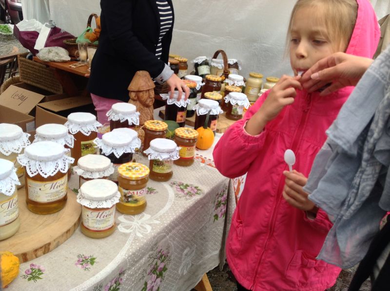 Pasieka Wędrowna Wiktor Szewczyk - różne rodzaje miodów. XXII Krakowskie Miodobranie