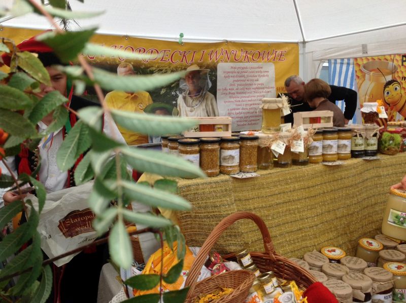 Pasieka Kordecki i Wnukowie - asortyment. XXII Krakowskie Miodobranie