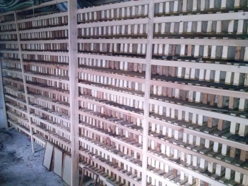 Magazyn ramek pszczelich - ramki z suszem.