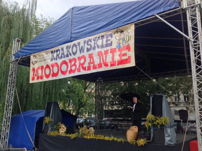 Scena główna. XXII Krakowskie Miodobranie.