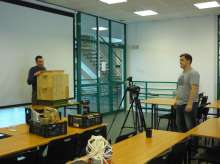 Prelekcja pana Adriana Suszki na temat pszczelarstwa i miodów w ramach projektu BeePower realizowanego przez organizację Enactus WSZiB.