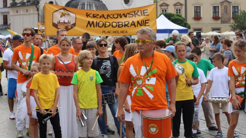 Parada pszczół XXIII Krakowskiego Miodobrania. Autor zdjęcia: Paweł Balana