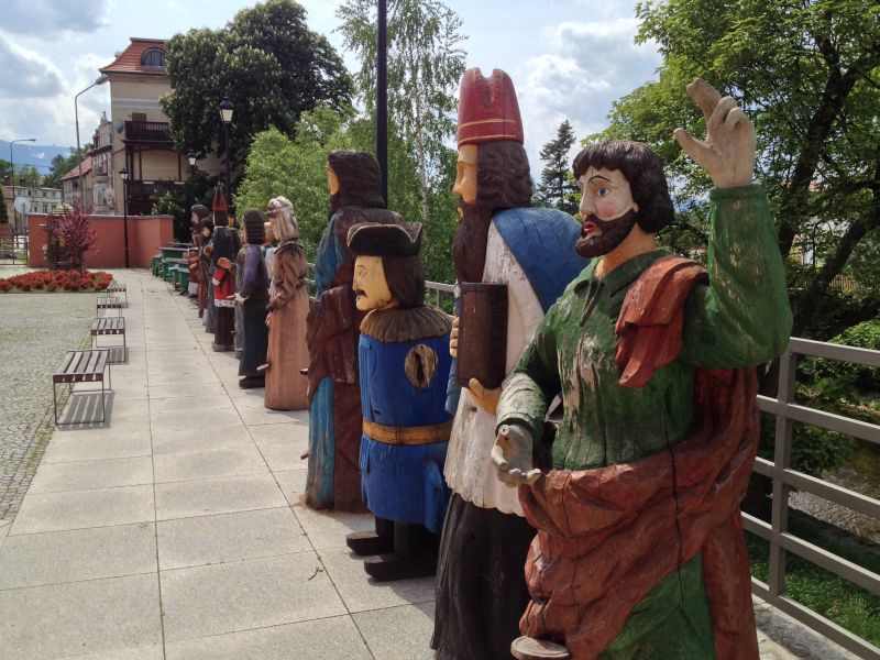 Wystawa uli figuralnych w Cieplicach 2015. Autor zdjęcia: Marcin Balana