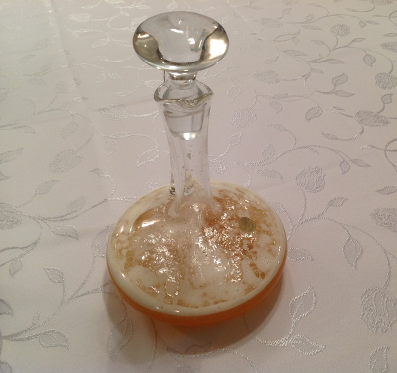 Tak prezentuje się nalewka w karafce.