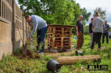 Na zdjęciu: ciąg dalszy prac. Źródło zdjęcia: Stowarzyszenie Natura i Człowiek.