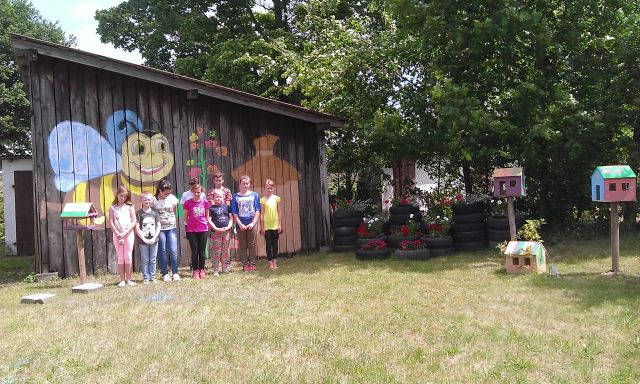 Nasze malownicze arcydzieło. Żródło zdjęcia: materiały przekazane przez p. Agatę Wojtuń.