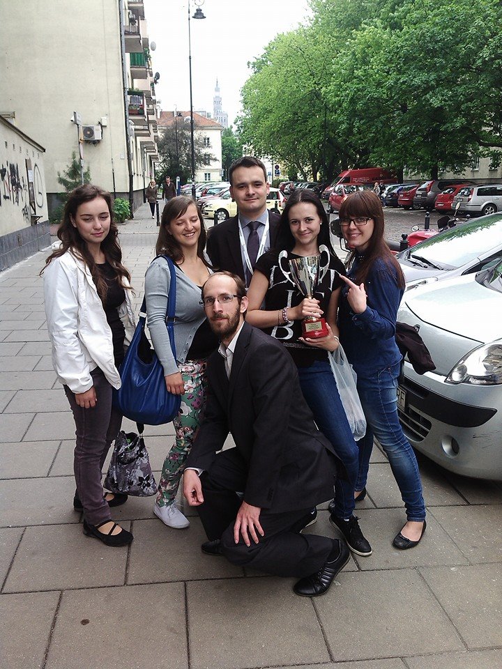 Nasza reprezentacja w konkursie. Źródło zdjęcia: Enactus WSZiB.