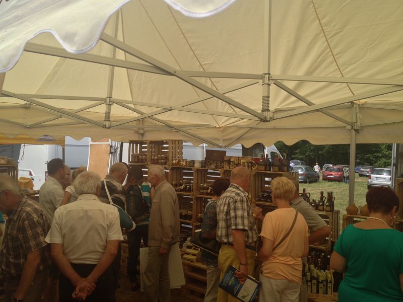 Stoisko z kosmetykami.