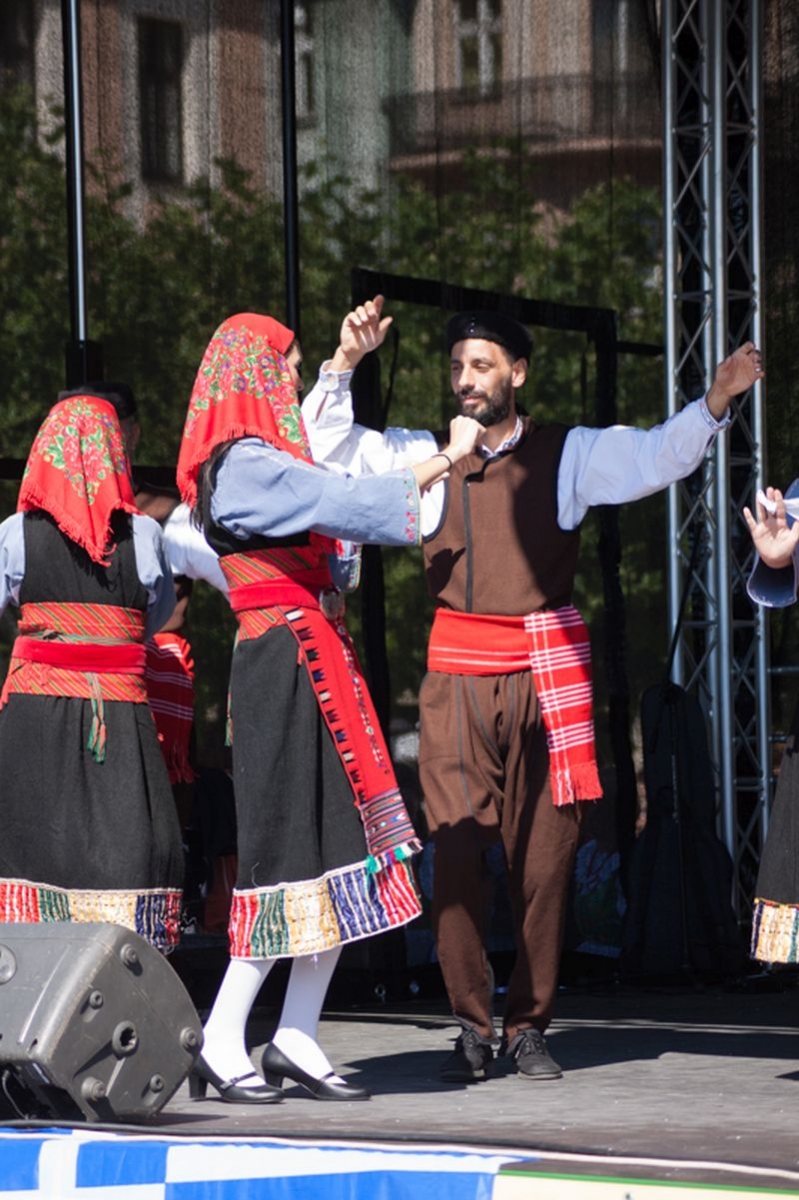 Kolejyn występ artystyczny na VII Święcie Miodu w Pszczynie. Autor zdjęcia: Kazimierz Wiśniowski