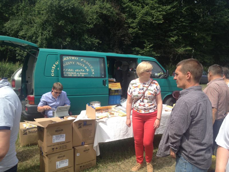 Również na XV Spotkaniu Pszczelarzy na Trutowisku w Murckach obecni byli przedstawiciele Gospodarstwa Pasiecznego Rodziny Motak.
