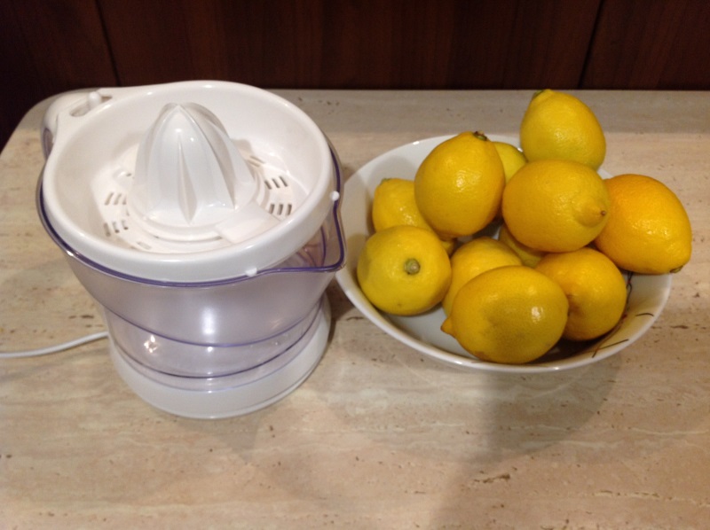 Poza wymienionymi składnikami potrzebna będzie jeszcze wyciskarka do cytrusów.