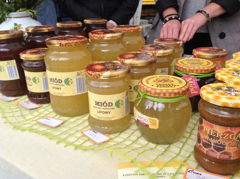 Pasieka Opoka - asortyment. XXII Krakowskie Miodobranie