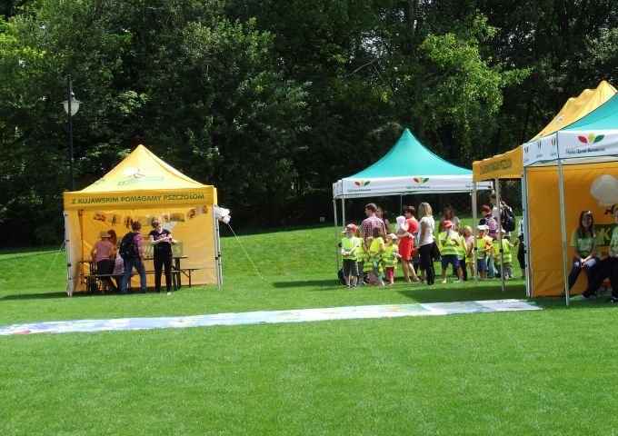 Podczas obchodów Święta Pszczoły.