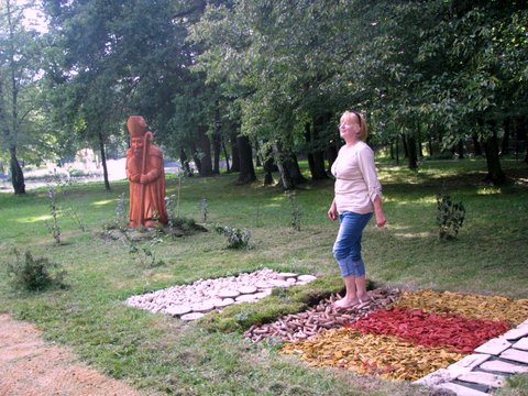 Pierwsza próba ścieżki zmysłów. Autor zdjęcia: Marek Przybysz.