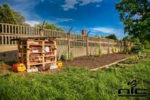 Na zdjęciu: Gotowy ogród przyjazny pszczołom. Źródło zdjęcia: Stowarzyszenie Natura i Człowiek.