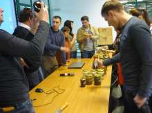 Prelekcja pana Adriana Suszki na temat pszczelarstwa i miodów w ramach projektu BeePower realizowanego przez organizację Enactus WSZiB.