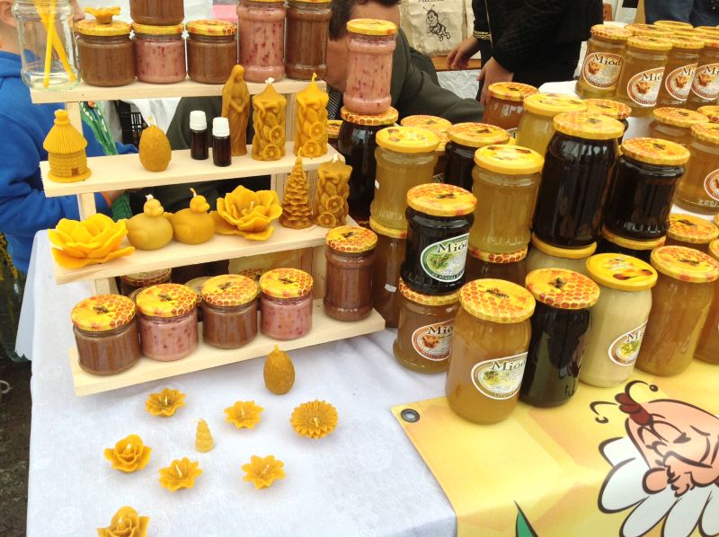 Wystawca - miody i świece z wosku pszczelego. XXII Krakowskie Miodobranie