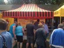 Stoisko Pasieki Dębieńsko na XV Spotkaniu Pszczelarzy na Trutowisku w Murckach.