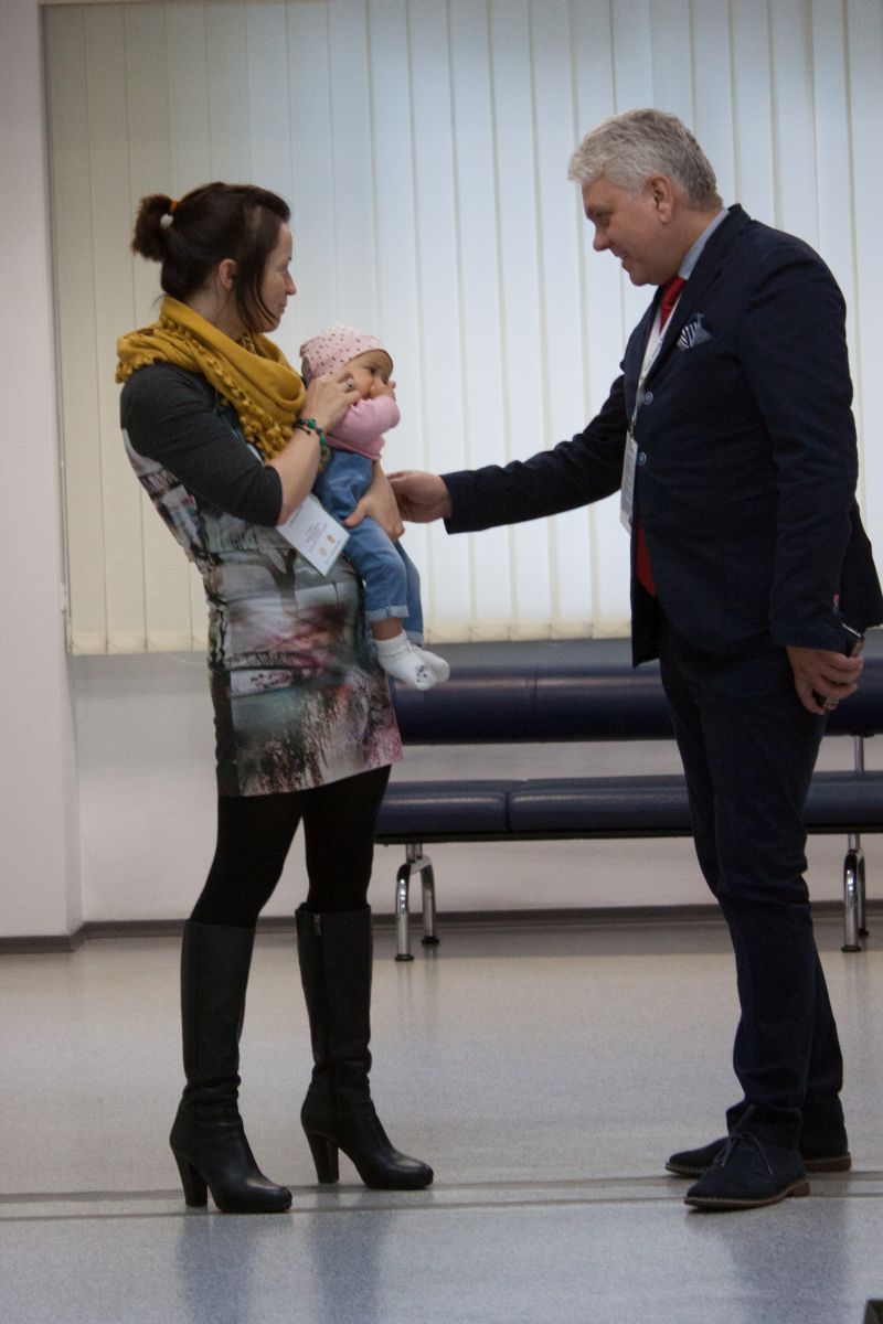 Z pewnością najmłodsza uczestniczka IV Krajowej Konferencji Naukowej w Katowicach. Autorka zdjęć: Jadwiga Wiśniowska