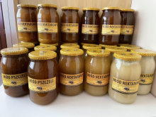 Miód wielokwiatowy / rzepakowy HURT słoiki 0.9l / wiadra