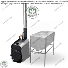 Wzmocniona 0,8mm Topiarka Parowa do Wosku (25/30 ramek) z Generatorem Pary